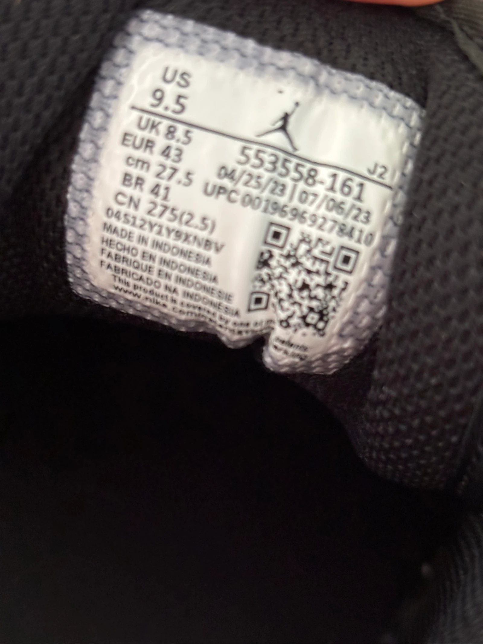 Zapatillas Nike Air Jordan 1 bajas rojas negras blancas – photo 8